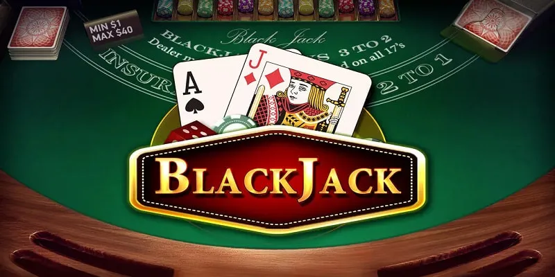 Giao diện trò chơi blackjack tại 